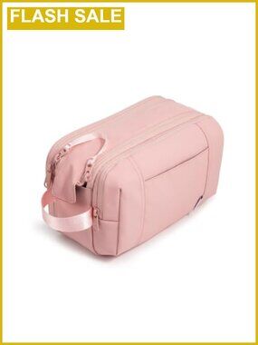 Nylon Travel Toiletry Bag Flat-Open Makeup Organizer Dopp Kit